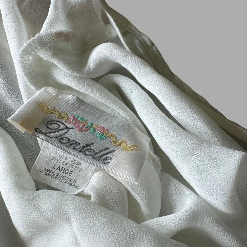 Vintage Sheer Dentelle Slip Dress - Picture 6 of 8